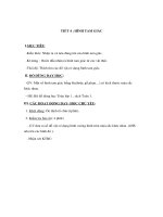 Tài liệu Tóan 1 - TIẾT 4 : HÌNH TAM GIÁC docx