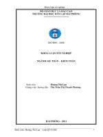 Hoàn thiện tổ chức kế toán doanh thu, chi phí và xác định kết quả kinh doanh tại công ty vận tải quốc tế nhật việt 