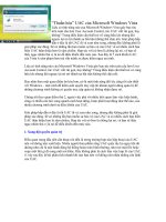 Tài liệu “Thuần hóa” UAC của Microsoft Windows Vista doc