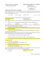 Tài liệu ĐỀ THI THỬ ĐẠI HỌC LẦN 1 NĂM 2010 MÔN VẬT LÝ ppt