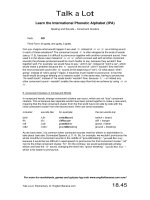 Tài liệu Spoken english elementary handbook part 18 docx