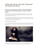 Những nhân vật làm 