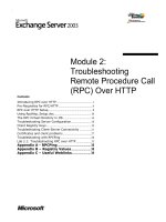 Tài liệu Module 2: Troubleshooting Remote Procedure Call (RPC) Over HTTP pptx