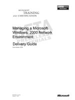 Tài liệu Managing a Microsoft® Windows® 2000 Network Environment doc