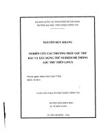 Nghiên cứu phương pháp lọc thư rác và xây dựng thử nghiệm hệ thống lọc thứ trên linux 