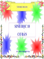 Tài liệu BÀI 18- CHU KỲ TẾ BÀO VÀ QUÁ TRÌNH NGUYÊN PHÂN