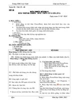 Tài liệu Giáo án tin 9 kì 2