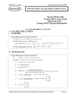Bài giảng Chuyên đề 7: Hình học giải tích trong không gian (Ôn thi TN THPT năm 2011)