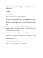 Tài liệu Cấp phép quá cảnh hàng hoá của Cộng hoà nhân dân Trung Hoa qua lãnh thổ Việt Nam ppt