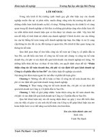 Hoàn thiện công tác kế toán doanh thu, chi phí và xác định kết quả kinh doanh tại công ty cổ phần đầu tư sao đỏ 