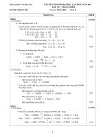 31 dap an on thi  DA hoa b2003 