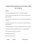 Tài liệu Cấp giấy chứng nhận huấn luyện chuyên môn về thuốc bảo vệ thực vật ppt