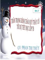 Bai 13  môi trường đới ôn hòa 