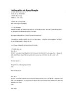 Tài liệu Hướng dẫn sử dụng Google pptx