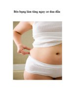 Tài liệu Béo bụng làm tăng nguy cơ đau đầu pdf