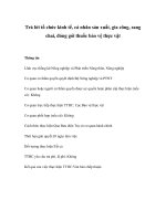 Tài liệu Trả lời tổ chức kinh tế, cá nhân sản xuất, gia công, sang chai, đóng gói thuốc bảo vệ thực vật pdf