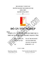 Luan van chuyen de NGHIÊN cứu các PHƯƠNG PHÁP đo NHIỆT độ và THIẾT kế MẠCH đo NHIỆT độ HIỂN THỊ máy TÍNH chuan