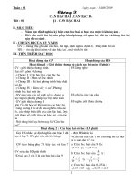 Bài giảng Giao an Dai so 9 moi nhat