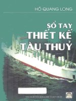 sổ tay thiết kế tàu thủy 
