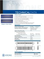 Tài liệu KRONE - Datasheet - Cat 6 - Patch Panel - PCB - US style docx