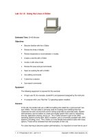Tài liệu Using the Linux vi Editor docx