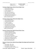 Bài giảng Bài tập Anh 8 Tuần 24-25