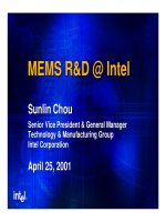 Tài liệu MEMS R&D @ Intel docx