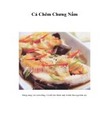 Tài liệu Cá Chẽm Chưng Nấm docx