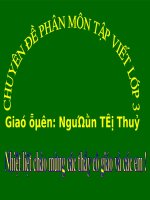Bài giảng Ôn chữ hoa D,Đ - Tập viết L3