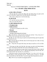 Gián án Giáo án tự chon hoặc dạy thêm Ngữ văn 7