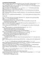 Gián án bt hình giải tích trong mp