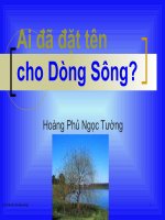 Gián án AI DA DAT TEN DONG SONG