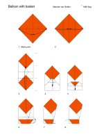 Tài liệu Nghệ thuật xếp hình Nhật Bản:balloon pdf