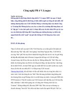 Tài liệu Công nghệ PR ở V.League pdf
