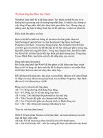 Gián án thủ thật dùng bàn phím thay cho chuột