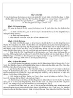 Tài liệu QUY ĐỊNH VỀ CHẾ ĐỘ TIỀN LƯƠNG, TIỀN THƯỞNG VÀ CHẾ ĐỘ TRÁCH NHIỆM CỦA HĐQT, BKS, BGĐ CTY CỔ PHẦN docx