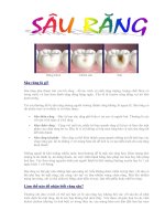 Tài liệu Sâu răng là gì? docx