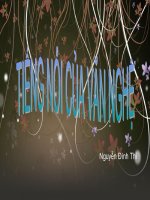 Tài liệu Tieng noi cua van nghe