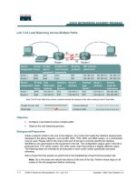 Tài liệu Lab 7.2.9 Load Balancing Across Multiple Paths docx