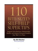 Tài liệu 110 bite-sized self-help super tips pptx