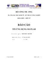 Tài liệu Báo cáo tin ứng dụng matlab docx