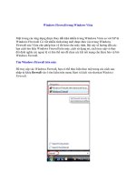 Tài liệu Windows Firewall trong Windows Vista docx