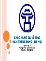 Tài liệu 1000 nam thang long ha noi
