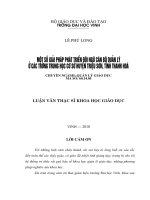 Một số giải pháp phát triển đội ngũ cán bộ quản lý ở các trường trung học cơ sở huyện triệu sơn,tỉnh thanh hóa 