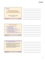 CHƯƠNG 3: KẾ HOẠCH MẶT HÀNG VÀ BÁN HÀNG TRONG BÁN LẺ ĐIỆN TỬ