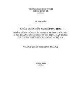Hoàn thiện công tác hoạch định chiến lược kinh doanh của công ty cổ phần xây dựng và tư vấn thiết kế cầu đường nghệ an 