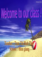 Tài liệu UNIT 7 : THE WORLD OF WORK –   Lesson 3 :  A.4