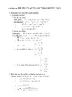 Bài soạn ÔN TẬP HHGT12