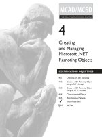 Tài liệu Creating and Managing Microsoft .NET Remoting Objects pptx