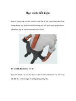 Tài liệu Học cách tiết kiệm docx